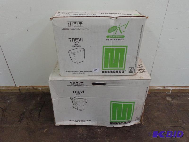 lot 151 image: Mancesa&nbspToilet Tank and Base New in Box ...