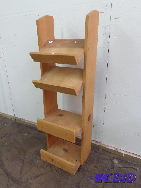 lot 21 image: Pine Book Case 45" x 15.5" x 12&quo...