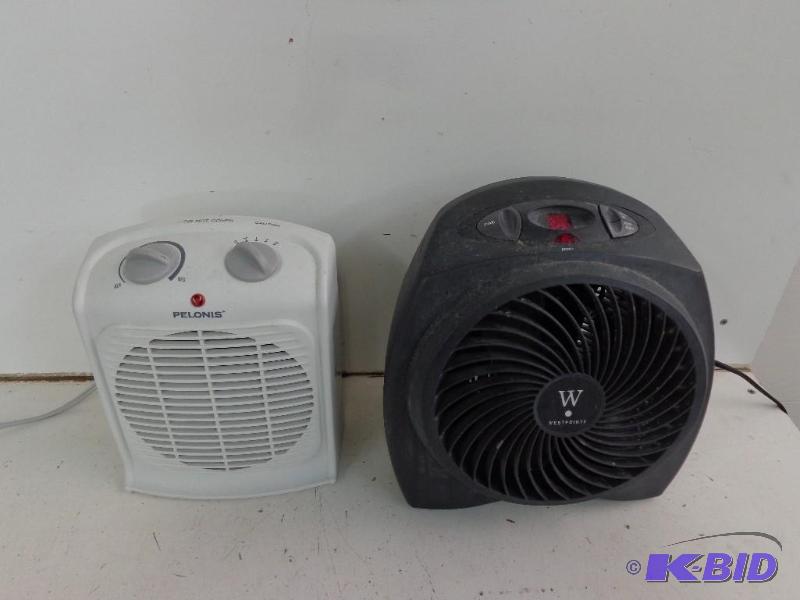 lot 42 image: 2 Electric Heaters Both Power Up 1300 Watt Ap...