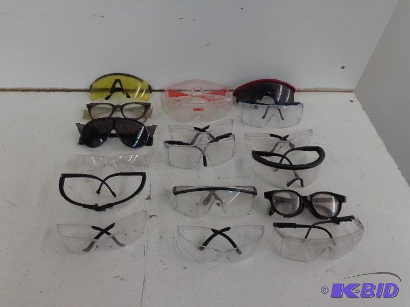 lot 47 image: Assorted Safety Glasses 16 Pairs...