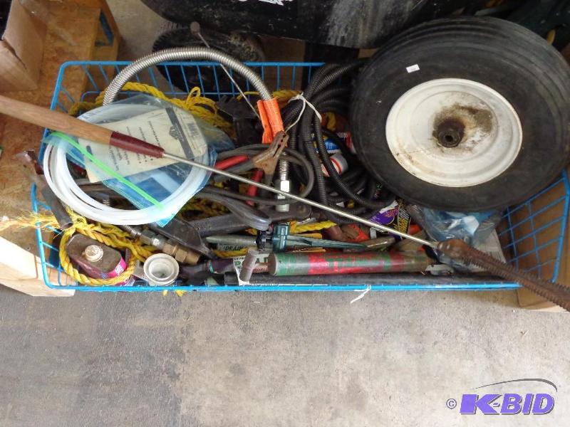 lot 55 image: Grass Cutter, Jumper Cables, and More Misc Ha...