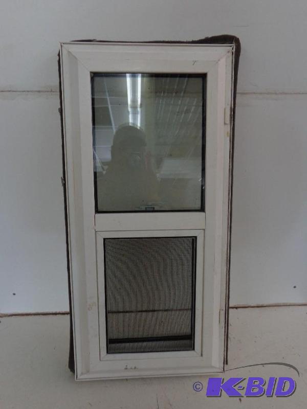 lot 58 image: Vinyl Window 30" x 14  ...