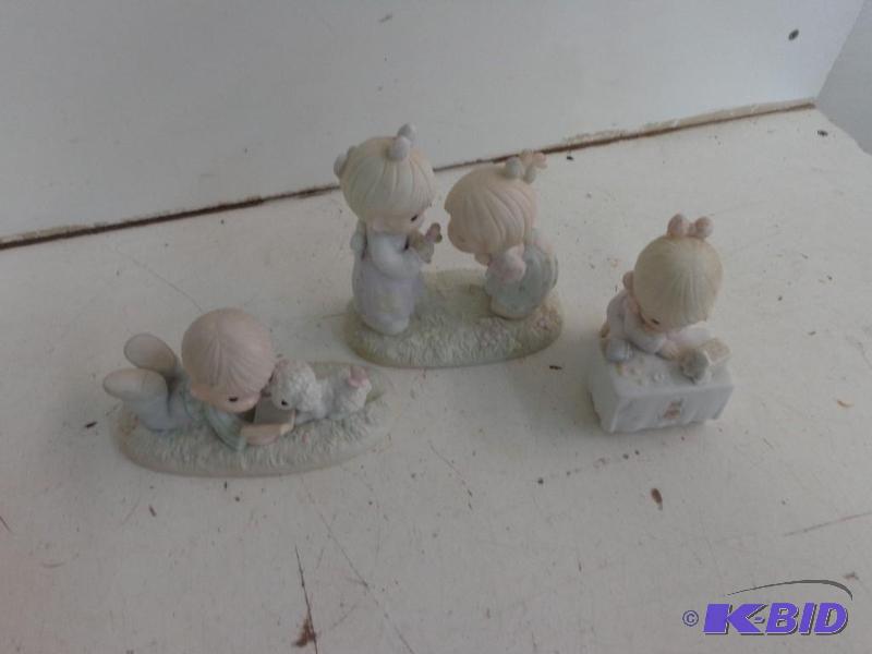 lot 63 image: 3 Precious Moments Collectors Figures &quotI...