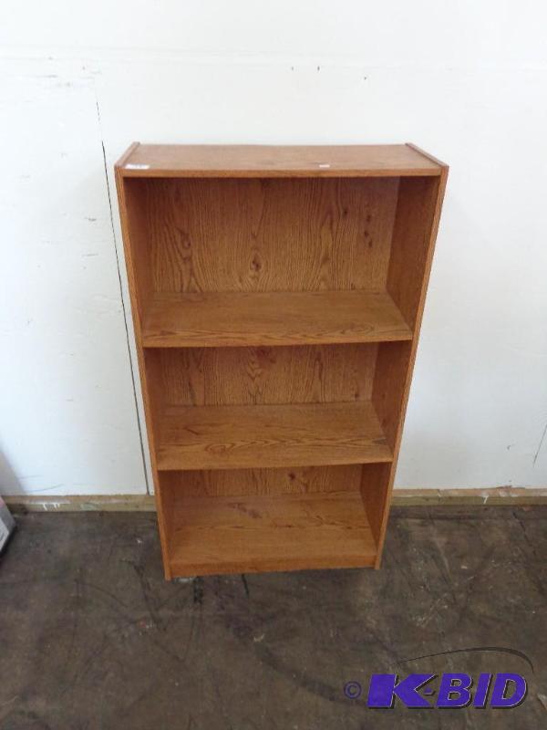 lot 78 image: 3 Shelved Shelf 24" x 10" x 44"...