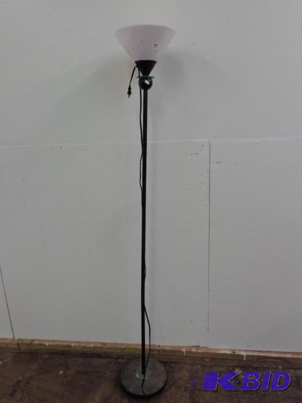 lot 79 image: 3 Way Corner Lamp 10" Diameter Dome Shad...