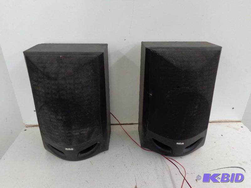 lot 84 image: RCA Speakers RP-9518 Pair of Speakers Impedan...