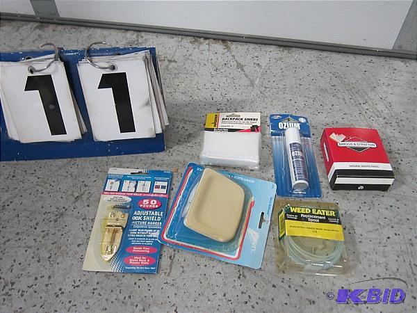 Lot of misc. hardware store items. New. Soap&...