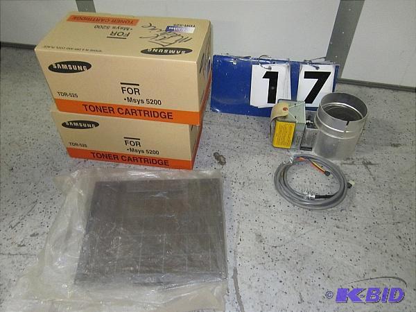 Lot of 2 toner and vent damper....