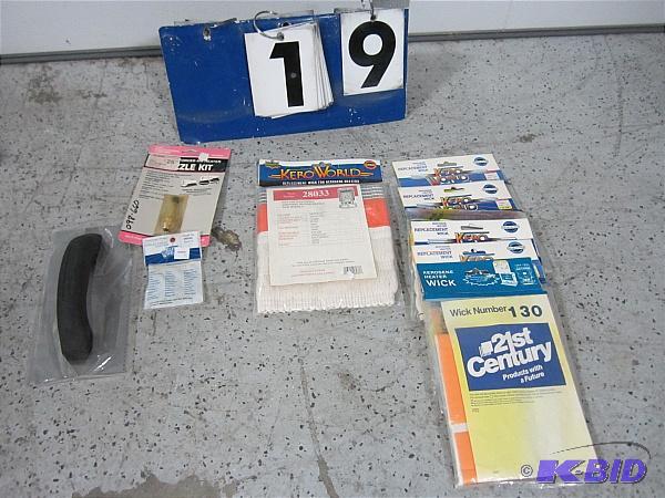 Lot of misc. new hardware store items, kerose...