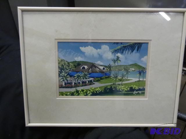 lot 11 image: Print Gibbs Fine Art 16 x 12...