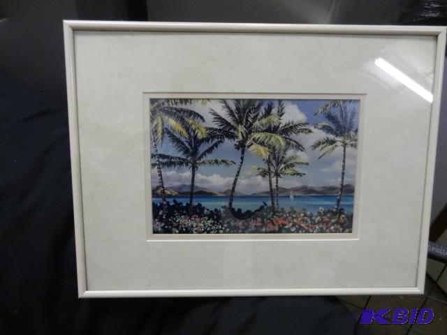 lot 12 image: Print Gibbs Fine Art 16 x 12...