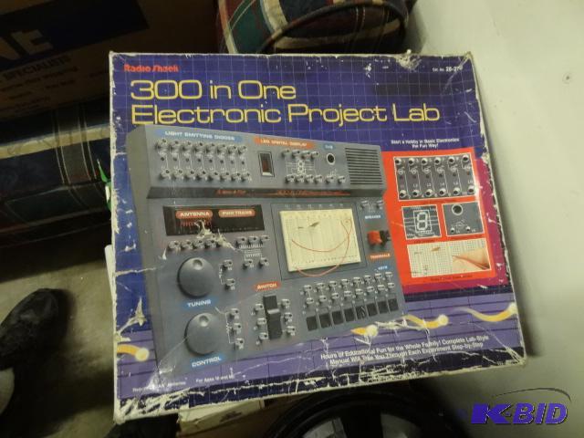 lot 129 image: 300 in One Electronic Project Lab. Radio Shac...