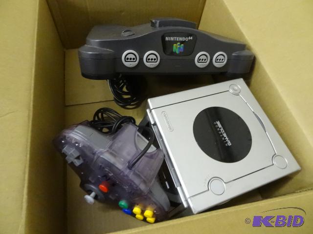 lot 132 image: Nintendo 64. Nintendo Game Cube, One Controll...