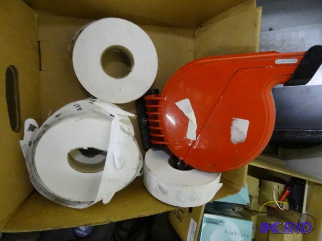 lot 140 image: Turnomatic Number Dispenser. 4 Rolls of Numbe...