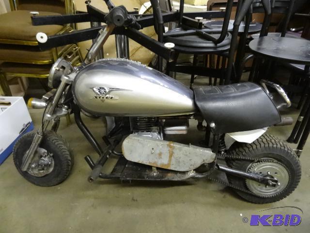 lot 149 image: Gas Powered Mini Bike Briggs Motor. Someone C...