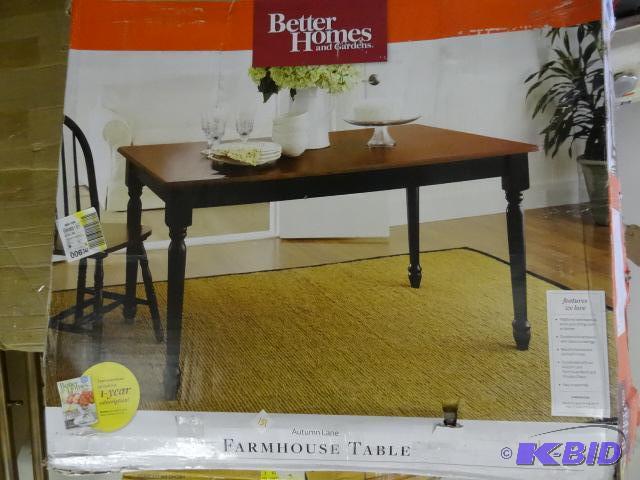 lot 151 image: Better Homes Farmhouse Table. Autumn Lane, St...