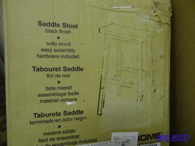 lot 155 image: Winsome Saddle Stool 20089. Store Return...