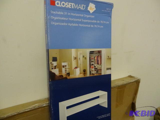 lot 165 image: Closet maid Stackable 31" Horizontal Org...