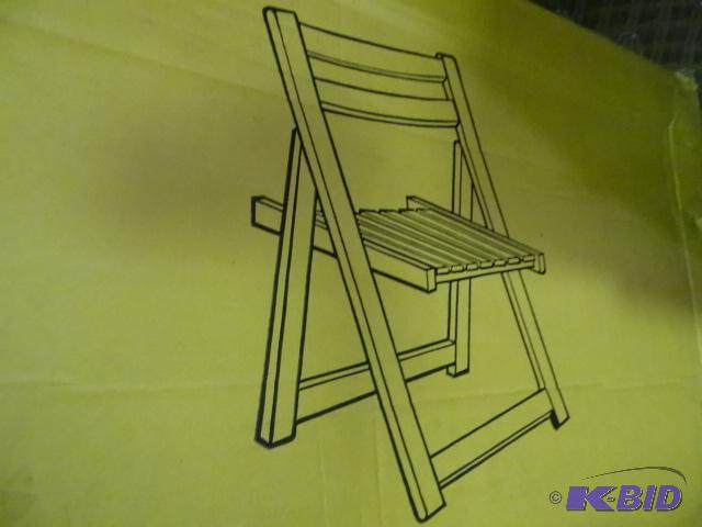 lot 169 image: Linon Home Space Saver Set Chair. Black...