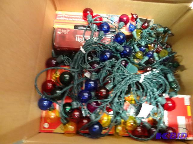 lot 18 image: Box of Misc. Holiday Lights...