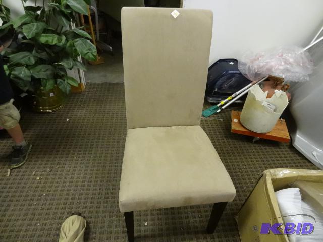 lot 203 image: Dowell Unlimited Straight Back Parsons Chair....