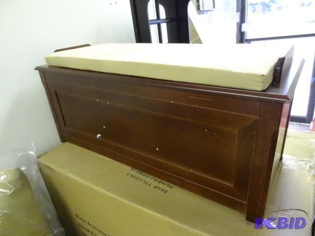 lot 210 image: Cedar ChestBench 40 x 16 x 18 Store Return...
