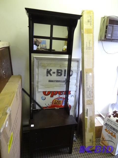lot 214 image: Entry Way Bench. Not Complete...