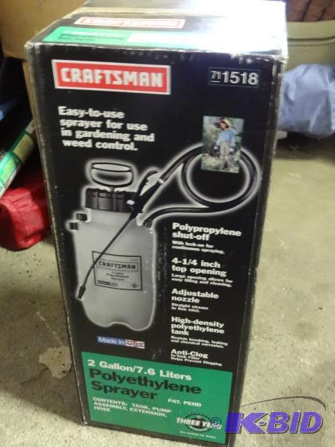 lot 62 image: Craftsman 2 Gal Polyethylene Sprayer...