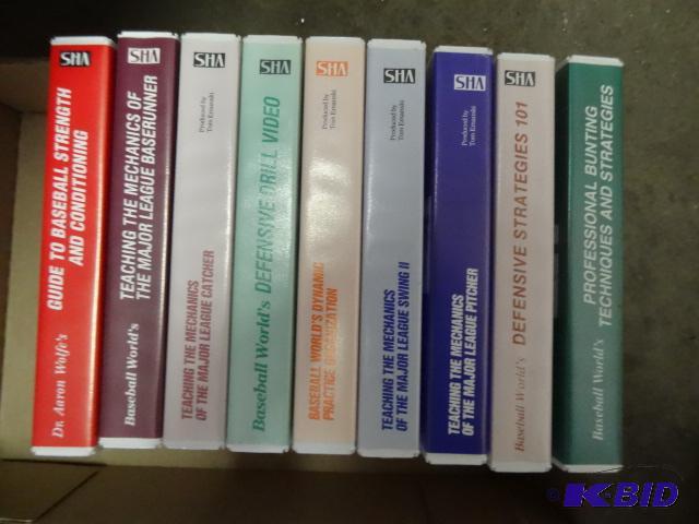 lot 73 image: Baseball VHS Training Videos...