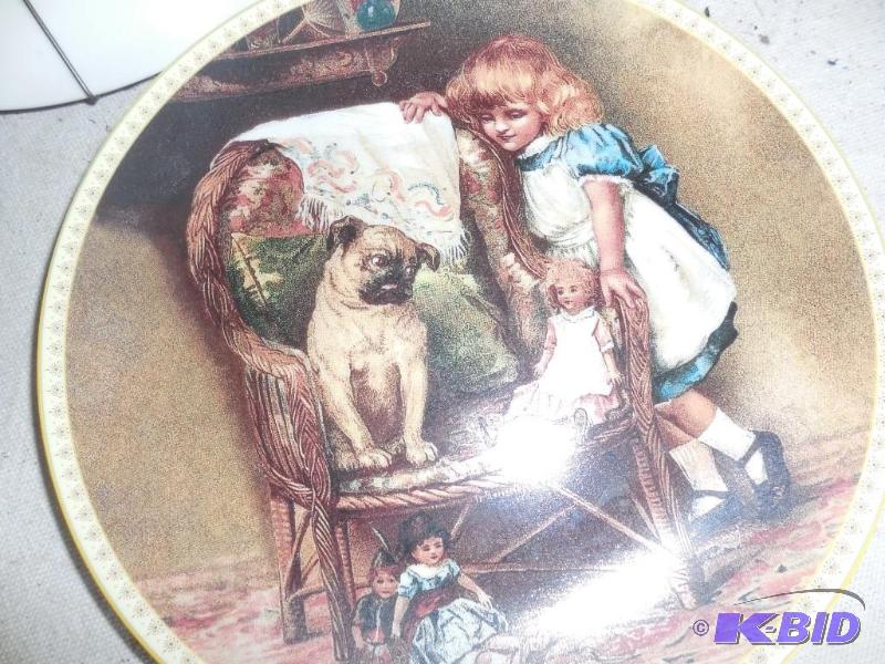 lot 118 image: W.L. George collector plate, Memories of a Vi...