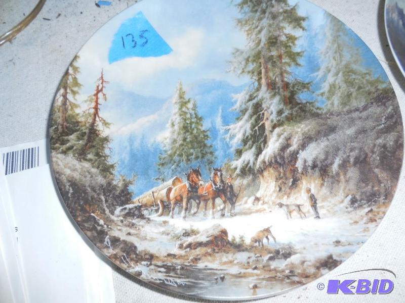 lot 135 image: 1988 German collector plates, says" ...