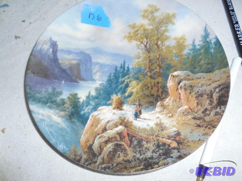 lot 136 image: 1988 German collector plates, says" Erst...