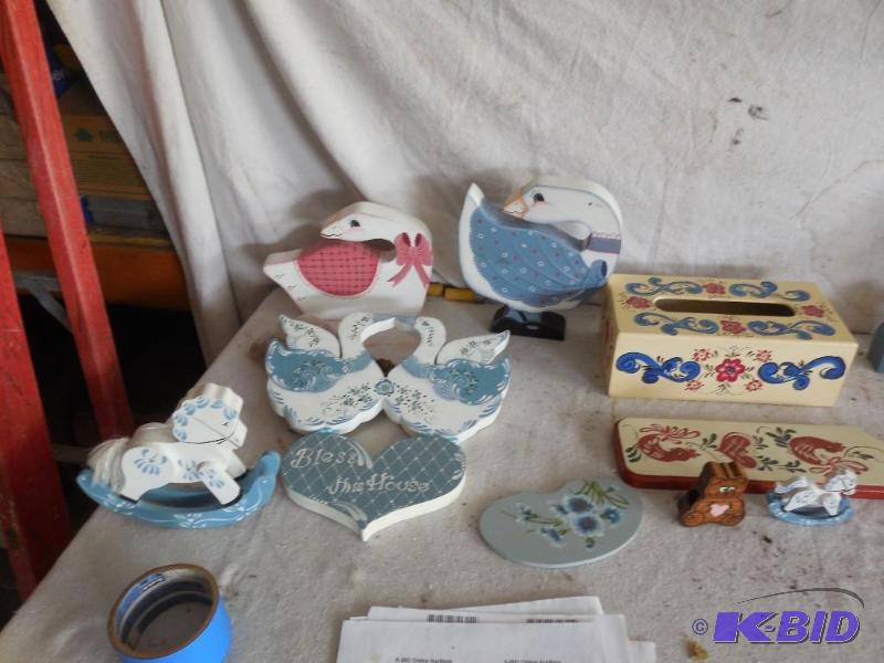 lot 171 image: Lot of handmade wooden crafts...