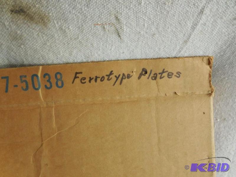 lot 179 image: 2 Ferrotype plates 12" x 17"...