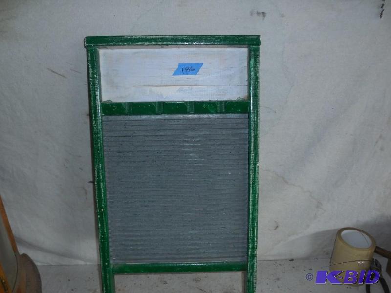 lot 186 image: Old wash board...