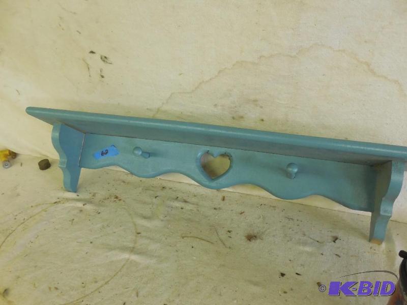lot 62 image: 29" x 5" Wood shelf...