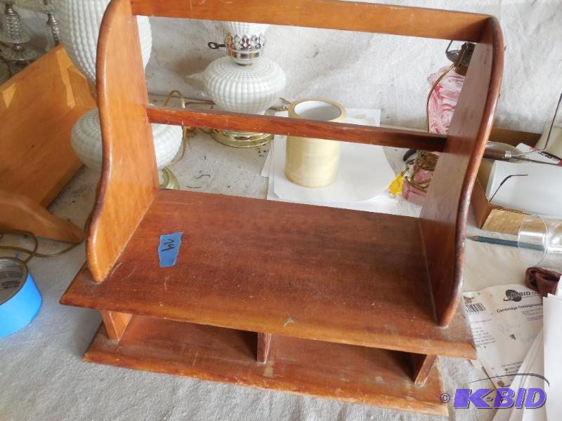 lot 74 image: 16" x 8" Wall shelf...