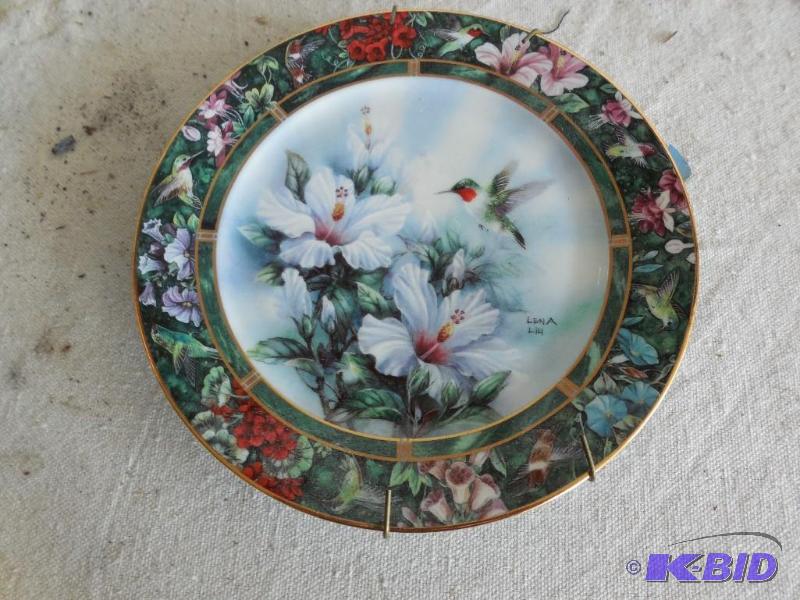 lot 78 image: Len A Liu Collector plate...