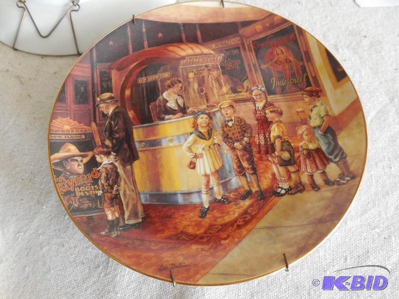 lot 86 image: Bradford Exchange Collectors plate" Satu...