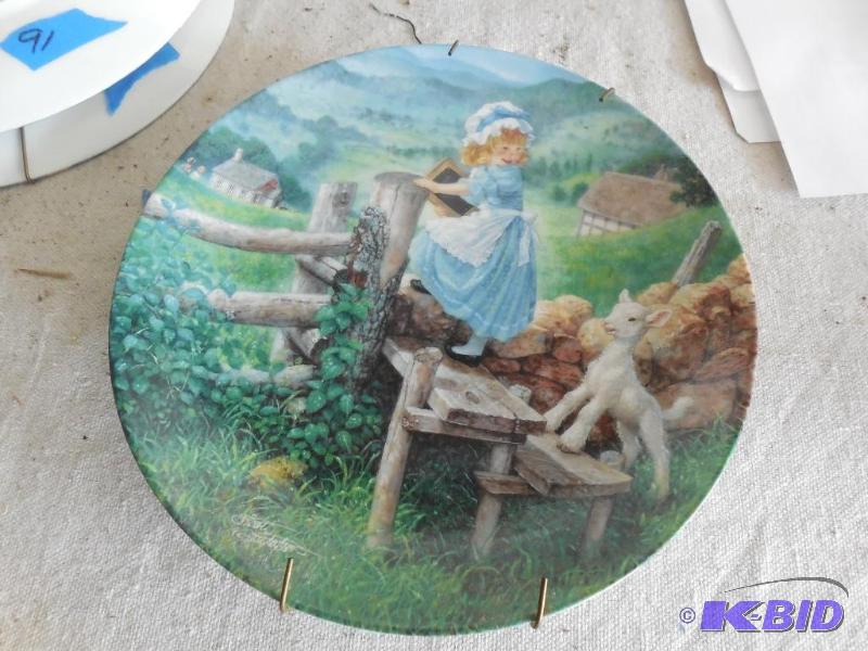 lot 90 image: Knowles Collector plate by Scott Gustafson &q...