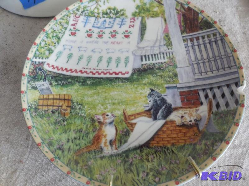 lot 97 image: Knowles Collector plate by Hannah Hollister I...