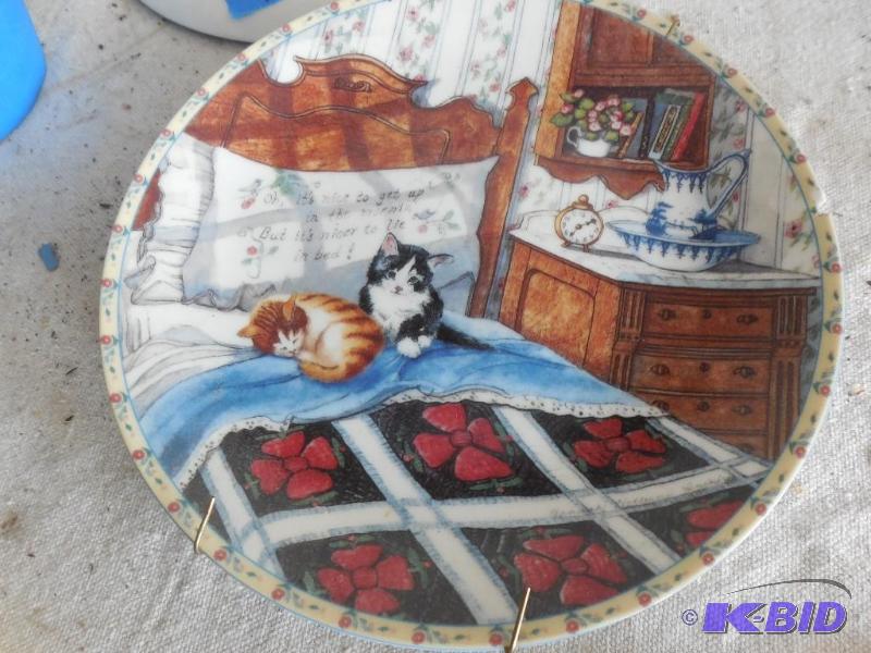 lot 98 image: Knowles Collector plate by Hannah Hollister I...