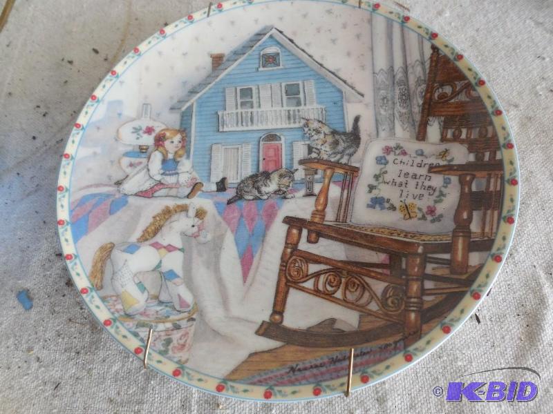 lot 99 image: Knowles Collector plate by Hannah Hollister I...