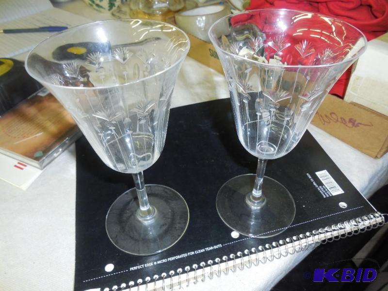 8 Wine glasses...