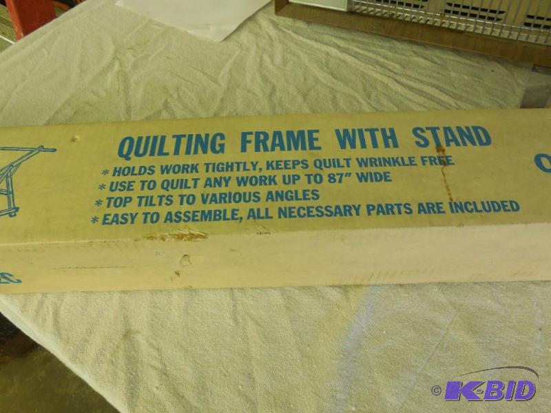 Quilting frame with stand in the box....