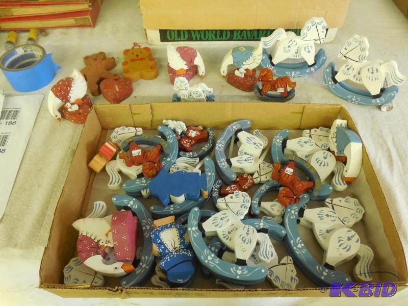 Tons of handmade wooden items...