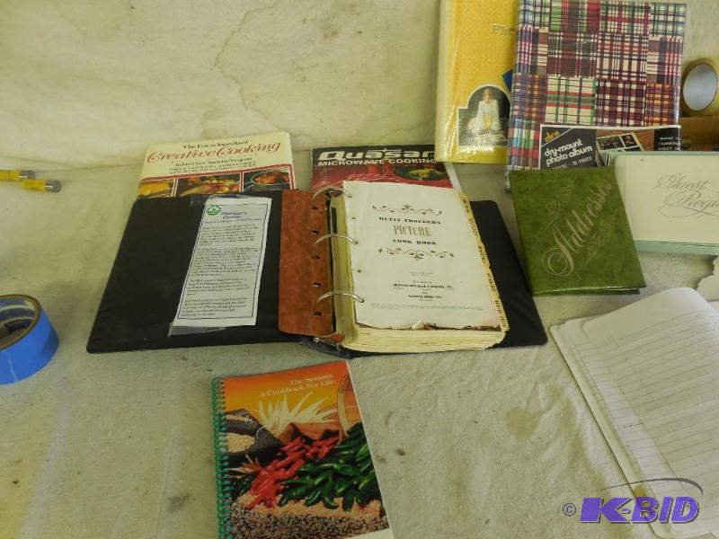 Cook books, new photo albums, and etc.....