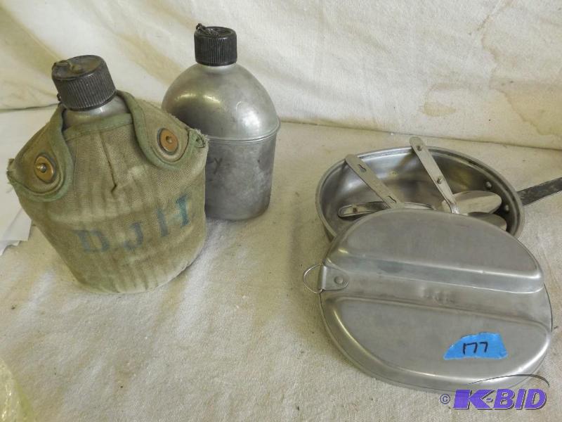 Old Canteens and misc&nbspkitchen item...