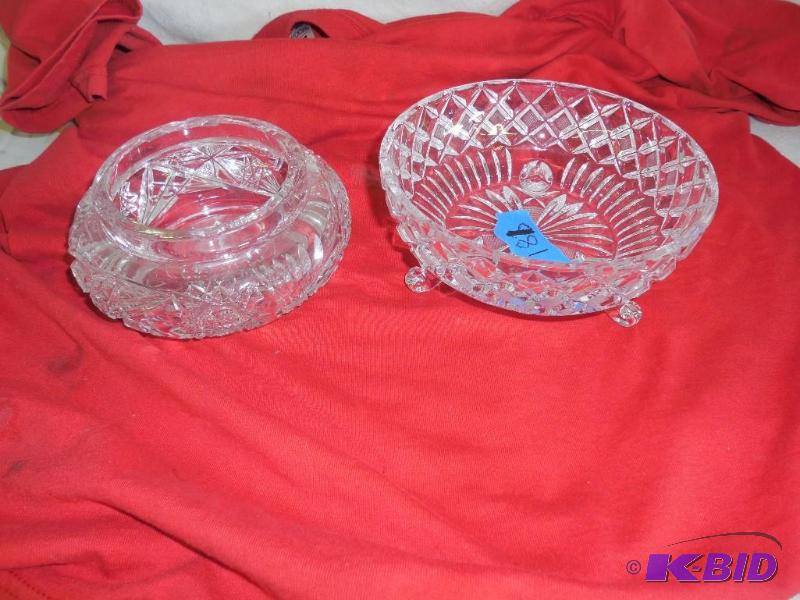 2 Glass bowls...