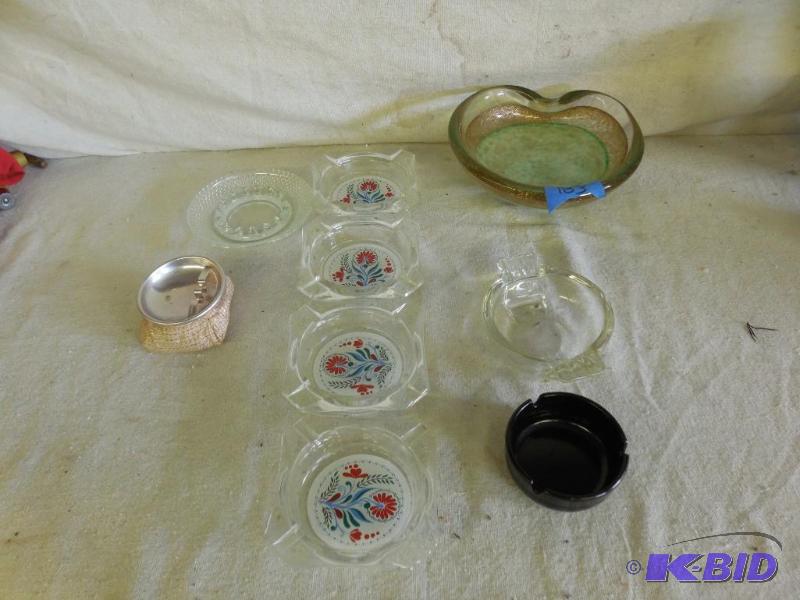 Lots of ashtrays...